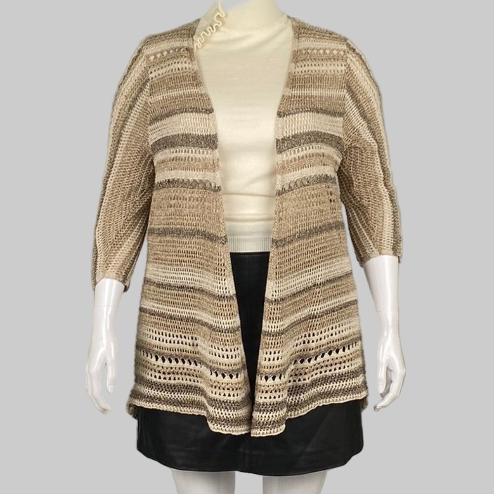 Style and Co. knit open cardigan